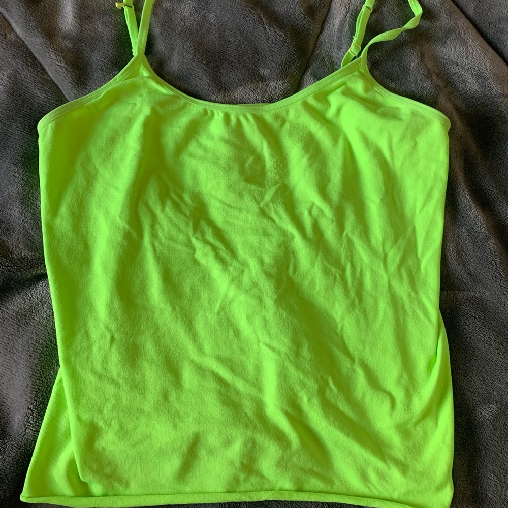neon green tank